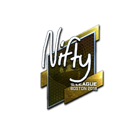 Sticker | Nifty (Foil) | Boston 2018
