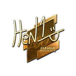 Sticker | HEN1 (Gold) | Boston 2018