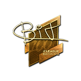 Sticker | BIT (Gold) | Boston 2018