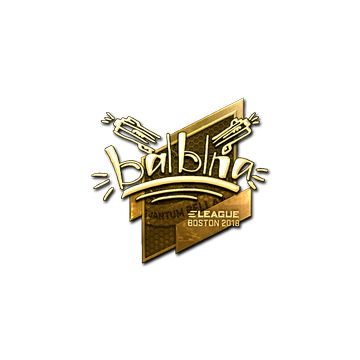 Sticker | balblna (Gold) | Boston 2018