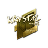 Sticker | kRYSTAL (Gold) | Boston 2018