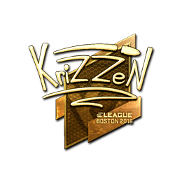 Sticker | KrizzeN (Gold) | Boston 2018