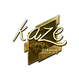 Sticker | Kaze (Gold) | Boston 2018