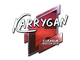 Sticker | karrigan (Foil) | Boston 2018