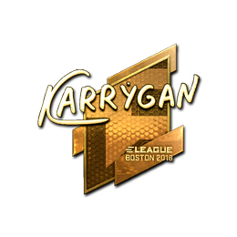 Sticker | karrigan (Gold) | Boston 2018