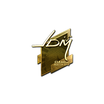 Sticker | jdm64 (Gold) | Boston 2018