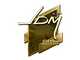Sticker | jdm64 (Gold) | Boston 2018