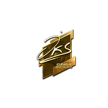 Sticker | jks (Gold) | Boston 2018