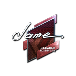 Sticker | Jame (Foil) | Boston 2018
