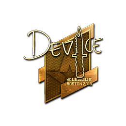 Sticker | device (Gold) | Boston 2018