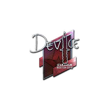 Sticker | device (Foil) | Boston 2018