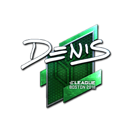 Sticker | denis (Foil) | Boston 2018