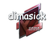 Sticker | dimasick (Foil) | Boston 2018