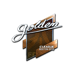 Sticker | Golden (Foil) | Boston 2018