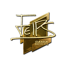 Sticker | felps (Gold) | Boston 2018