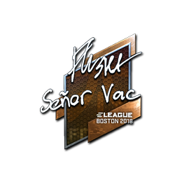 Sticker | flusha (Foil) | Boston 2018