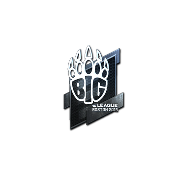 Sticker | BIG (Foil) | Boston 2018
