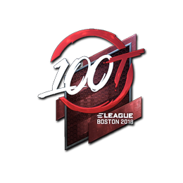 Sticker | 100 Thieves (Foil) | Boston 2018
