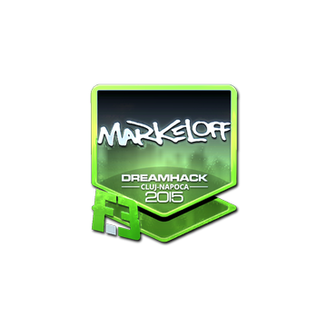Sticker | markeloff (Foil) | Cluj-Napoca 2015