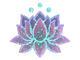 Sticker | Lotus (Glitter)