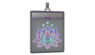 Sticker Slab | Lotus (Glitter)