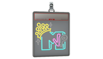 Sticker Slab | Neon MVP (Lenticular)