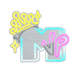 Sticker | Neon MVP (Lenticular)
