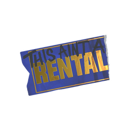 Sticker | Ain't A Rental (Foil)
