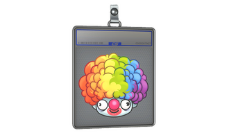 Sticker Slab | Clown Wig