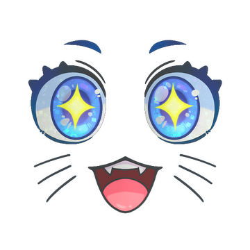 Sticker | Kawaii Eyes (Glitter)