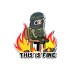 Sticker | This Is Fine (CT)