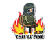 Sticker | This Is Fine (CT)