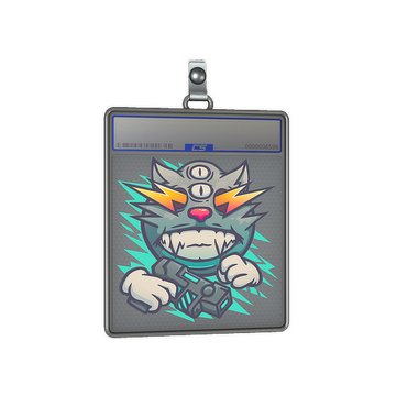 Sticker Slab | Zap Cat