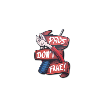 Sticker | Pros Don't Fake