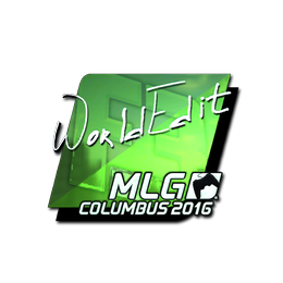 Sticker | WorldEdit (Foil) | MLG Columbus 2016