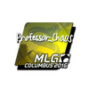 Sticker | Professor_Chaos (Foil) | MLG Columbus 2016