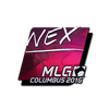 Sticker | nex (Foil) | MLG Columbus 2016