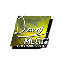 Sticker | DAVEY (Foil) | MLG Columbus 2016