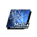 Sticker | apEX (Foil) | MLG Columbus 2016