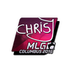 Sticker | chrisJ (Foil) | MLG Columbus 2016
