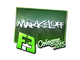 Sticker | markeloff (Foil) | Cologne 2015