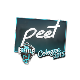 Sticker | peet | Cologne 2015