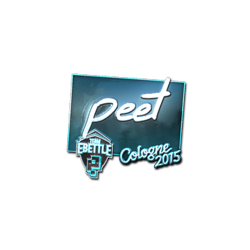 Sticker | peet (Foil) | Cologne 2015