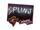 Sticker | SPUNJ (Foil) | Cologne 2015