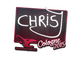 Sticker | chrisJ | Cologne 2015