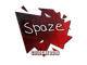Sticker | spaze | Cologne 2016