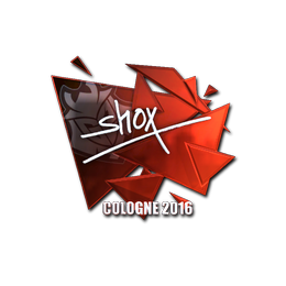 Sticker | shox (Foil) | Cologne 2016