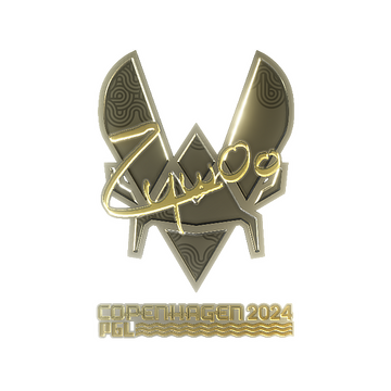 Sticker | ZywOo (Gold) | Copenhagen 2024