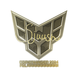 Sticker | sjuush (Gold) | Copenhagen 2024