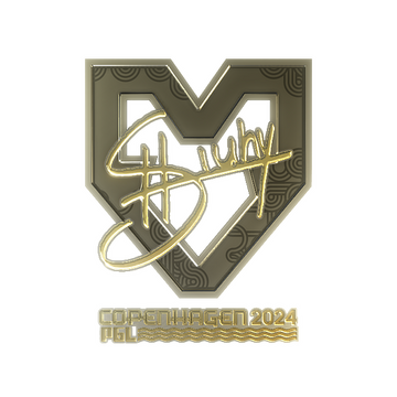 Sticker | siuhy (Gold) | Copenhagen 2024